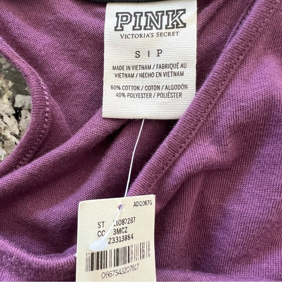 Victoria’s Secret PINK Do It For The Carbs Racerback Tank | Size Small - Picture 5 of 9
